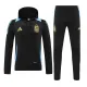 25/26 Argentina Black Hooded  Tracksuit