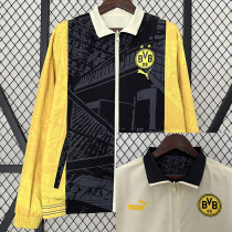 24/25 Dortmund Black & Yellow Double Sided Windbreaker (双面风衣)