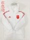 22/23 Spain White Hooded Cotton Coat Red Edge (红色边) 棉衣
