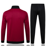25/26  Man Utd Maroon Kids Jacket Tracksuit #E967(童装)