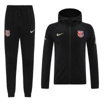 24/25 BAR Black  Hooded Jacket Tracksuit#01