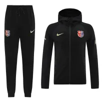 24/25 BAR Black  Hooded Jacket Tracksuit#01