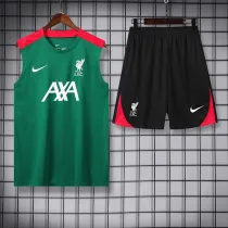 24/25 LIV Green Tank top and shorts suit