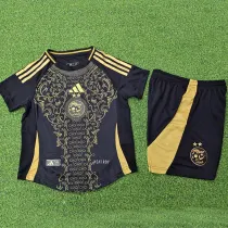 24/25  Algeria Black Kids Player Version Soccer Jersey A34