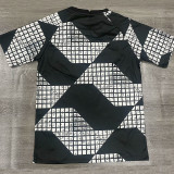 25/26 Flamengo Black and White Puzzle Special Edition Fans Soccer Jerse