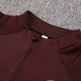 24/25 Bayern Deep Purple Half Pull Tracksuit  (半拉链)