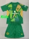 24/25 Man Utd Green Goalkeeper Kids Soccer Jersey