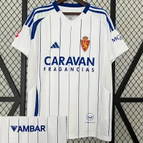 24/25 Zaragoza  Home Fans Soccer Jersey
