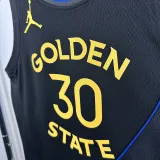 24/25 WARRIORS CURRY # 30 Black Flying Man Top Quality Hot Pressing NBA Jersey