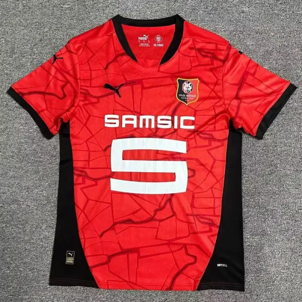 24/25 Stade Rennais Home Fans Soccer Jersey