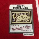 2003/2004 Cleveland Cavaliers JAMES #23 Red Retro Top Quality Hot Pressing NBA Jersey