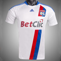2010/2011 Lyon Home 60th Anniversary Edition Retro Soccer Jersey