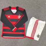 24/25 Flamengo Home Kids Long Sleeve Soccer Jersey (童装长袖)