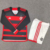 24/25 Flamengo Home Kids Long Sleeve Soccer Jersey (童装长袖)