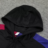 24/25  BAR Black Hooded  Tracksuit(白色胸花）