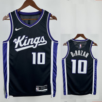 23/24 Kings DEROZAN #10 Black Away Top Quality Hot Pressing NBA Jersey