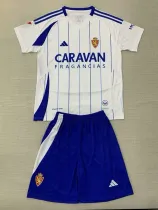 24/25 Zaragoza  Home Kids Jerseys
