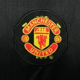 2007/2008 Man Utd Away Black Retro Soccer Jersey