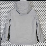 24/25 A803 White Andema Thickened Assault  Hooded Windbreaker (加厚冲锋衣）