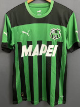 22/23 Sassuolo Home Green Black Fans Soccer Jersey