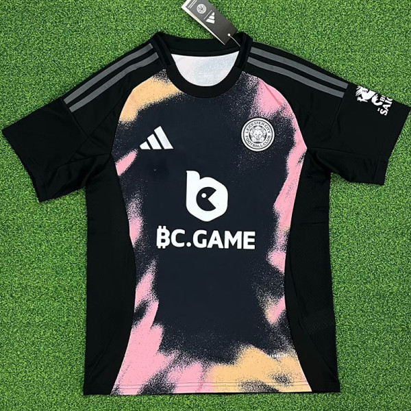 24/25 Leicester City Away Fans Soccer Jersey (BC.GAME广告)