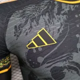 24/25 RMA Black Golden Dragon Head  Player Version Soccer Jersey