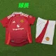 24/25 Man Utd Home  Player Version Kids Soccer Jersey