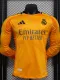 24/25 RMA  Away  Long Sleeve Player Version Soccer Jersey(长袖）