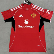 25/26 Man Utd Home Fans Soccer Jersey