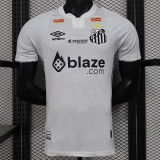 24/25 Santos FC Home Player Version Soccer Jersey(Print All Sponsor)(全广告、背上NVA~SRTE)