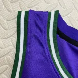 22/23 BUCKS ANTETOKOUNMPO #34 Purple Top Quality Hot Pressing NBA Jersey (Retro Logo)