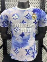 25/26 RMA Purple Pattern Edition White  Player Version Soccer Jersey