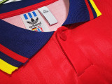 1994 Spain Home Red Retro Soccer Jersey