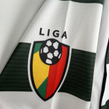 2001/2002 Sporting Lisbon Home Long Sleeve Retro Soccer Jersey (长袖)