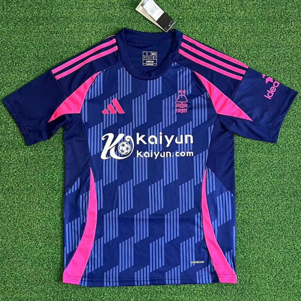 24/25 Nottingham Forest Away Fans Soccer Jersey (带广告)