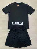 24/25 Bilbao Black Goalkeeper Kids Soccer Jersey