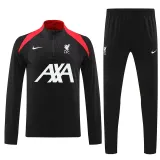 24/25  LIV Black Player version Half Pull Tracksuit  (球员版、半拉链)