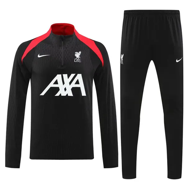 24/25  LIV Black Player version Half Pull Tracksuit  (球员版、半拉链)
