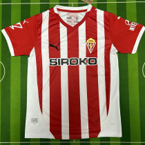 24/25 Sporting de Gijón Home Fans Soccer Jersey