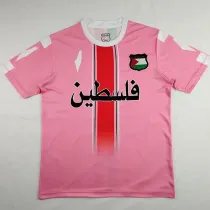 24/25 Palestine Pink Arabic  Fans Soccer Jersey
