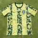 24/25 Brazil Yellow Pattern Soccer Jersey