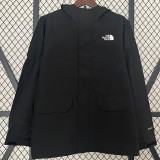 24/25 New TNF Black  Windbreaker(前直衣兜）