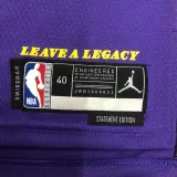 22/23 LAKERS JAMES #6 Purple Top Quality Hot Pressing NBA Jersey (Trapeze Edition)