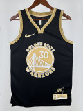 23/24 WARRIORS STEPHEN CRRY #30 Black Honor Edition Top Quality Hot Pressing NBA Jersey (V领、荣耀版黑）