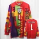 1996 England Red Goalkeeper Long Sleeve (David Seaman) Retro Soccer Jersey(长袖、包印字）
