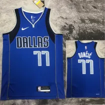 22/23 Dallas Mavericks DONCIC #77 Blue Home Top Quality Hot Pressing NBA Jersey