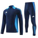 24/25 AD Sapphire Blue Half Zipper Sportswear # 801 宝蓝(半拉链)
