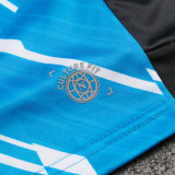 24/25 Napoli Sky Blue  Kids Half Pull Tracksuit  (半拉链)