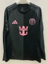 25/26 Inter Miami Away  Long Sleeve Fans Soccer Jersey
