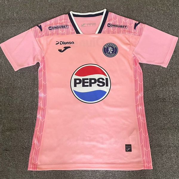 24/25 Motagua FC Pink Fans Soccer Jersey 莫塔瓜